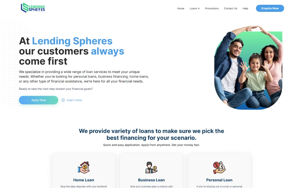 Our Customer Landing Sphere